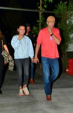 MILA KUNIS and Ashton Kutcher Leaves Gigi