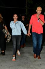 MILA KUNIS and Ashton Kutcher Leaves Gigi