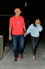 MILA KUNIS and Ashton Kutcher Leaves Gigi