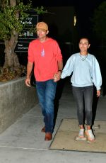 MILA KUNIS and Ashton Kutcher Leaves Gigi