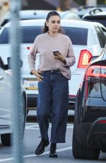 MILA KUNIS Out for Dinner with Friends at The Nice Guy in West Hollywood 10/03/2023