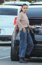 MILA KUNIS Out for Dinner with Friends at The Nice Guy in West Hollywood 10/03/2023