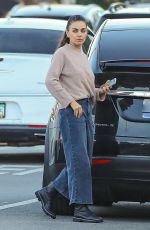 MILA KUNIS Out for Dinner with Friends at The Nice Guy in West Hollywood 10/03/2023