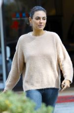 MILA KUNIS Out with a Friend in Los Angeles 10/25/2023