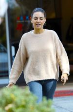 MILA KUNIS Out with a Friend in Los Angeles 10/25/2023