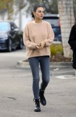 MILA KUNIS Out with a Friend in Los Angeles 10/25/2023