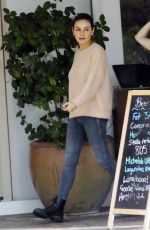 MILA KUNIS Out with a Friend in Los Angeles 10/25/2023