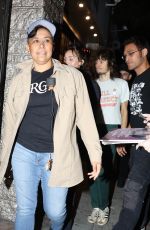 MILEY CYRUS and Maxx Morando Arrives at Lily Band Concert in Los Angeles 10/12/2023