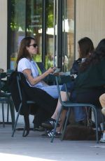 MILEY CYRUS Out for Lunch at Erewhon with a Friend in Los Angeles 10/02/2023