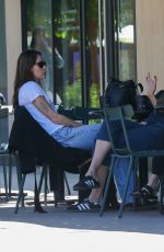 MILEY CYRUS Out for Lunch at Erewhon with a Friend in Los Angeles 10/02/2023