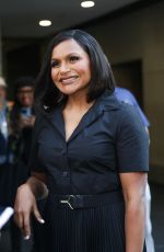MINDY KALING Leaves Today Show in New York 10/02/2023