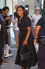 MINDY KALING Leaves Today Show in New York 10/02/2023