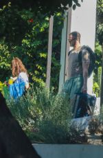 MINKA KELLY and Dan Reynolds Leave His House in Los Feliz 10/16/2023