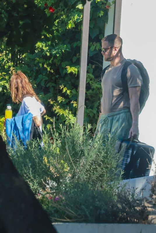 MINKA KELLY and Dan Reynolds Leave His House in Los Feliz 10/16/2023