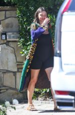MIRANDA KERR Out Visiting a Friend in Santa Monica 10/13/2023
