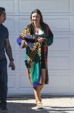 MIRANDA KERR Out Visiting a Friend in Santa Monica 10/13/2023