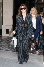 MONICA BELLUCCI Leaves Costes Restaurant in Paris 10/01/2023