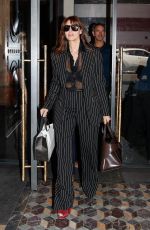 MONICA BELLUCCI Leaves Costes Restaurant in Paris 10/01/2023