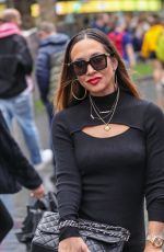 MYLEENE KLASS Arrivevs at Smooth Radio in London 10/22/2023