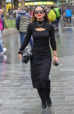 MYLEENE KLASS Arrivevs at Smooth Radio in London 10/22/2023
