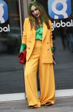 MYLEENE KLASS Dressed as a Clown Arrives at Smooth Radio Global Make Some Noise Day in London 10/06/2023