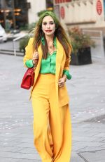 MYLEENE KLASS Dressed as a Clown Arrives at Smooth Radio Global Make Some Noise Day in London 10/06/2023