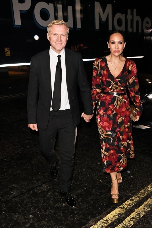 MYLEENE KLASS Out for a Date Night at London Coliseum 10/23/2023