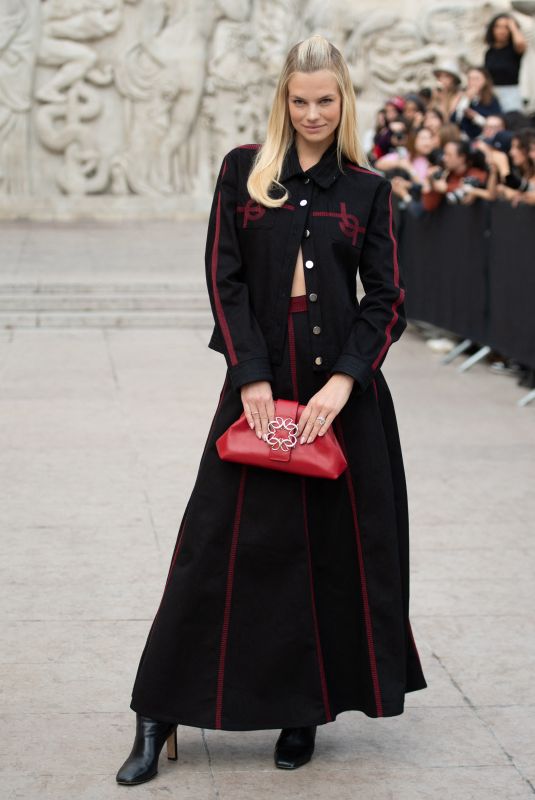 NADINE LEOPOLD at Elie Saab Womenswear Spring/Summer 2024 Show at Paris Fashion Week 09/30/2023