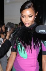 NAOMI CAMPBELL Leaves Costes Hotel in Paris 09/30/2023