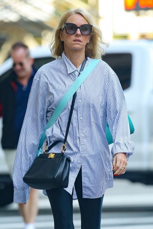 NAOMI WATTS Out and About in New York 10/02/2023