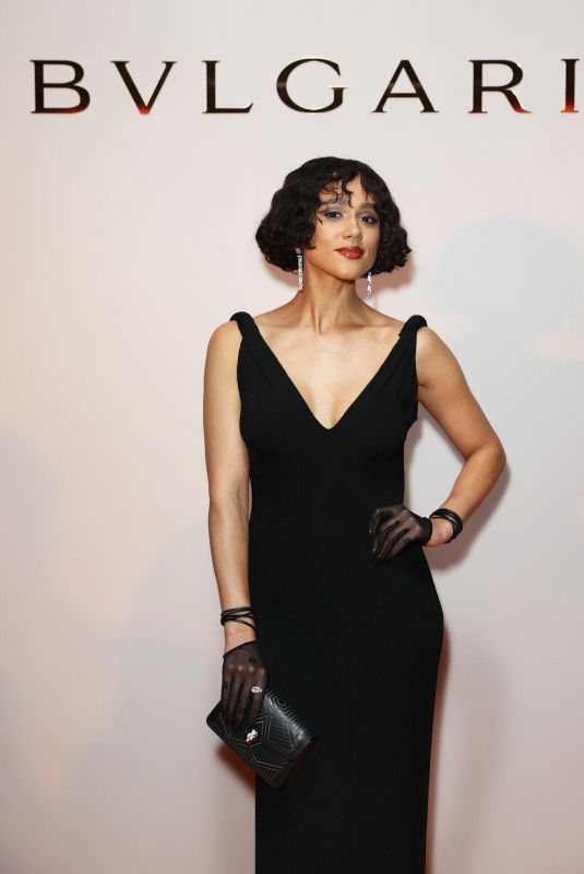NATHALIE EMMANUEL at Bulgari High Jewellery Gala in London 10/11/2023