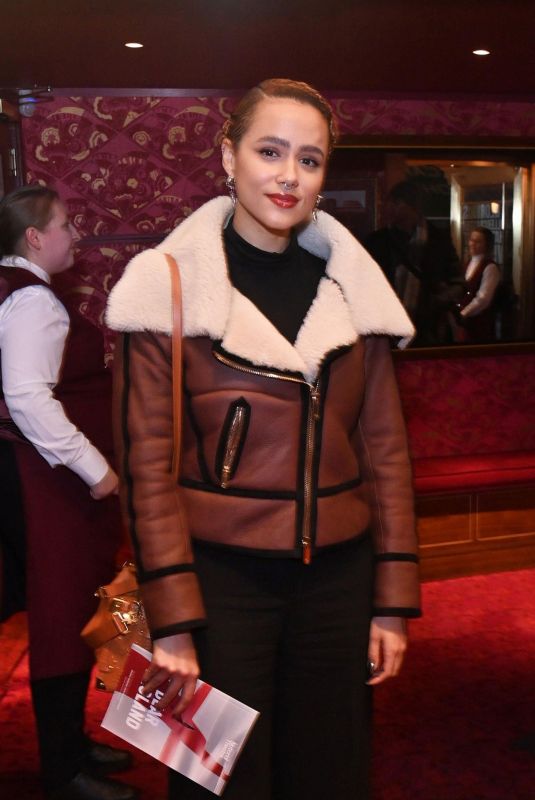 NATHALIE EMMANUEL at Press Night Performance of Dear England in London 10/19/2023