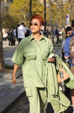 NATHALIE EMMANUEL at Stella Mccartney Womenswear Spring/summer 2024 Show at Paris Fashion Week 10/02/2023