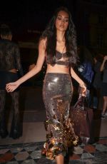 NEELAM GILL Arrives at Costes Restaurant in Paris 10/02/2023