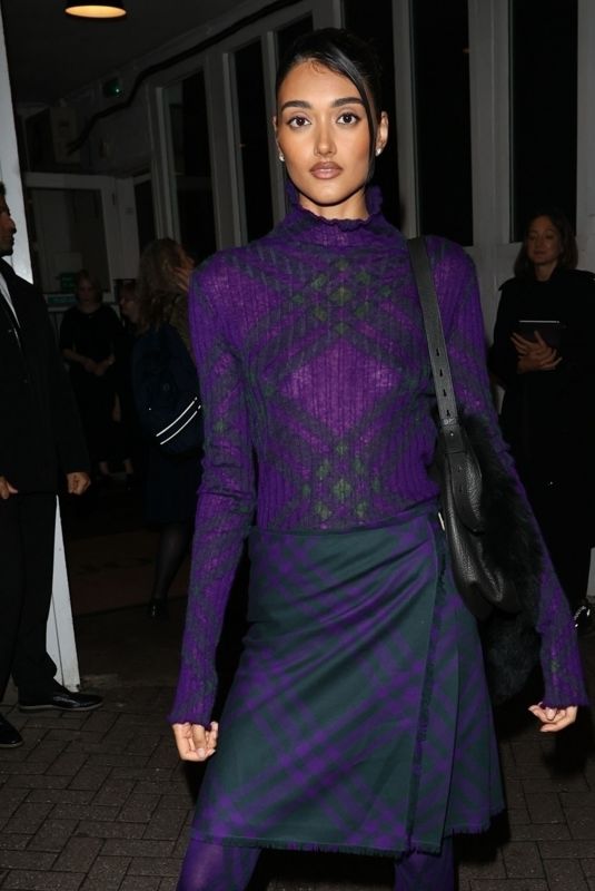 NEELAM GILL Out for Burberry Dinner in London 12/12/2023