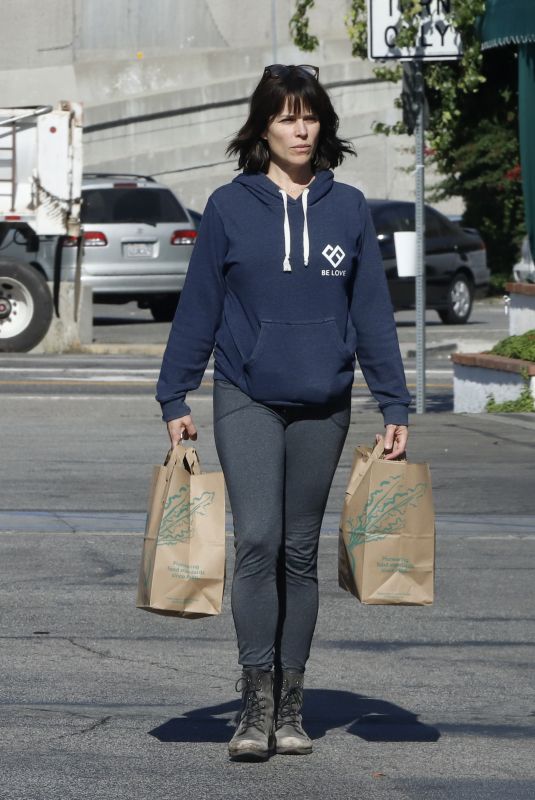 NEVE CAMPBELL Out Shopping at Whole Foods in Los Angeles 10/12/2023
