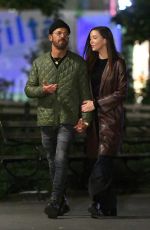 NICOLE BRYDON BLOOM and Justin Theroux Out at Washington Square Park 01/19/2023