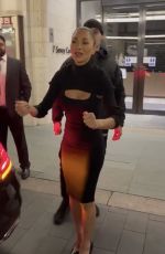 NICOLE SCHERZINGER Meeting Fans After Her Sunset Boulevard Performance at Savoy Theatre in London 10/22/2023