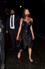 NICOLE SCHERZINGER Out in Costume with Fake Blood in London 10/29/2023