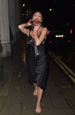 NICOLE SCHERZINGER Out in Costume with Fake Blood in London 10/29/2023