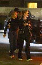 NINA AGDAL leavES Matsuhisa in Beverly Hills 10/25/2023