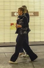 NINA AGDAL leavES Matsuhisa in Beverly Hills 10/25/2023