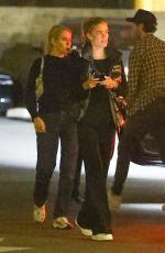 NINA AGDAL leavES Matsuhisa in Beverly Hills 10/25/2023