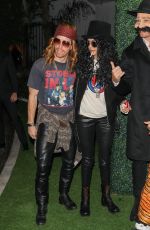 NINA DOBREV and Shaun White at Vas Morgan and Michael Braun Halloween Party 10/28/2023