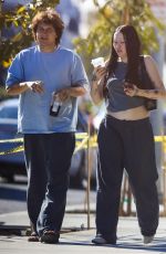 NOAH CYRUS and Pinkus Out for Coffee in West Hollywood 10/23/2023