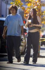 NOAH CYRUS and Pinkus Out for Coffee in West Hollywood 10/23/2023