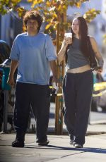 NOAH CYRUS and Pinkus Out for Coffee in West Hollywood 10/23/2023
