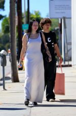 NOAH CYRUS and Pinkus Out Shopping on Melrose Avenue in Los Angeles 10/05/2023