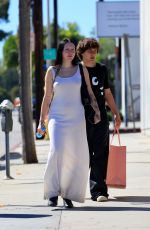 NOAH CYRUS and Pinkus Out Shopping on Melrose Avenue in Los Angeles 10/05/2023