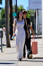 NOAH CYRUS and Pinkus Out Shopping on Melrose Avenue in Los Angeles 10/05/2023